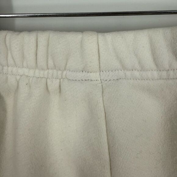 Aritzia TNA Cozy Sweatfleece Perfect Hi-Rise Mini Short in White | Size 2XS - Picture 8 of 8